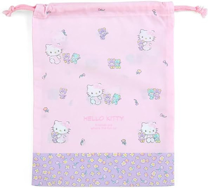 Sanrio Drawstring Bag M - Hello Kitty