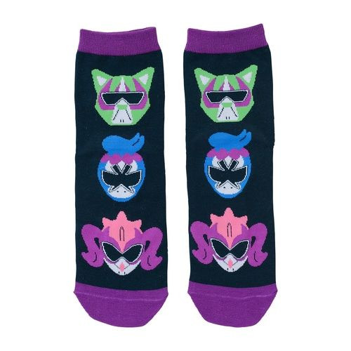 Pokemon Center Original Middle Socks Mask Patterns (23-25cm) (Teal Mask)