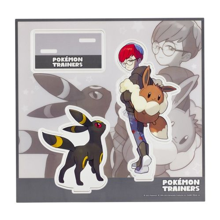 Pokemon Center Original Acrylic Stand Penny & Umbreon (Pokemon Trainers)