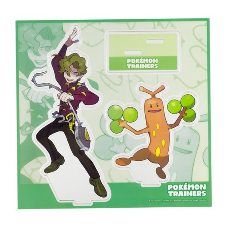 Pokemon Center Original Acrylic Stand Brassius & Sudowoodo (Pokemon Trainers)