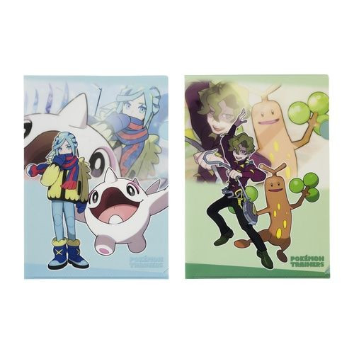 Pokemon Center Original Pokemon Center Original A4 Clear File Set of 2 - Grusha & Brassius