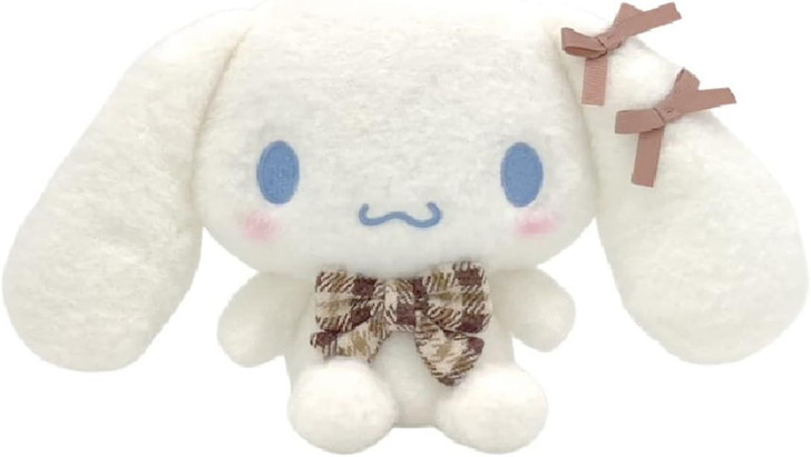 Nakajima Sanrio Plush Toy S Cinnamoroll (Fluffy Mocha Check)