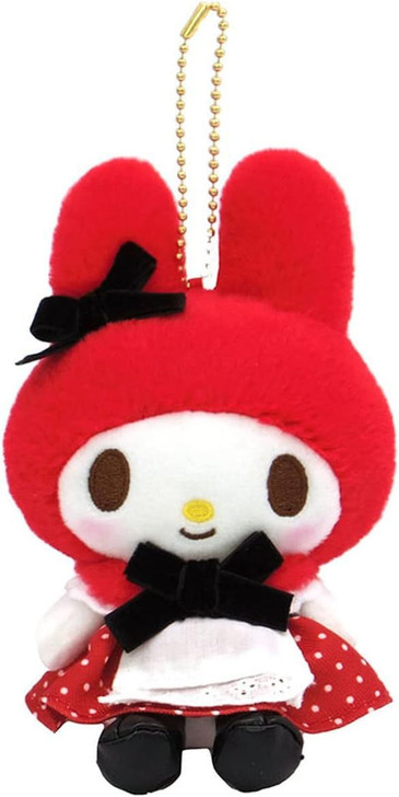 Nakajima Sanrio  Plush Mascot Holder My Melody (Retro Red)