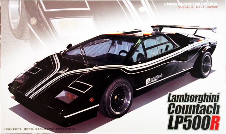 Fujimi RS-39 Lamborghini Countach LP500R 1/24 Scale Kit (4968728121819)