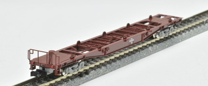 Tomix 8714 JR Freight Car Type KOKI 50000 (Gray Bogie/No Container/with Taillight) (N scale)