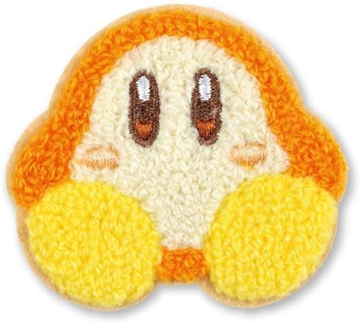 T's Factory Kirby Mokomoko Fluffy Embroidery Sticker Waddle Dee