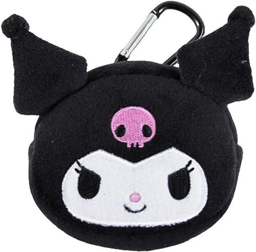 Nakajima Mascot Pouch with Carabiner - Sanrio Kuromi