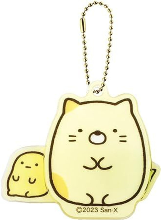 T's Factory Sumikko Gurashi Hyokkori Acrylic Key Chain Neko