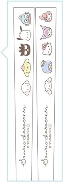 T's Factory Sanrio Characters Clear Chopsticks (18cm) Face Line-up