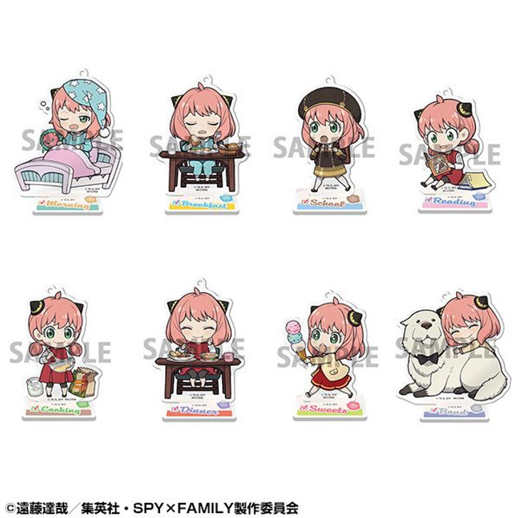 Megahouse TokoToko Acrylic Stand Spy x Family vol.2 8pcs Complete Box