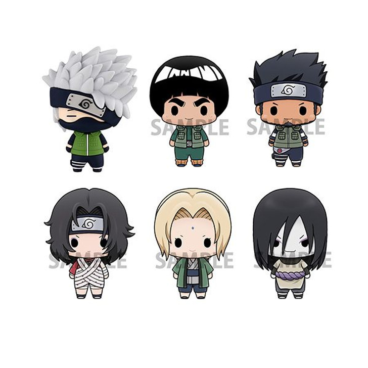 Megahouse Chokorin Mascot Naruto Shippuden Vol.4 6pcs Complete Box