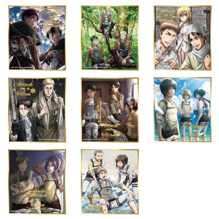 Ensky Attack on Titan 8pcs Complete Box