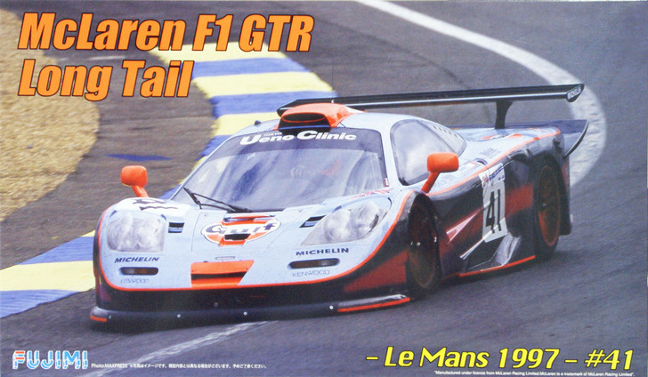 Fujimi RS-45 McLaren F1 GTR Long Tail Le Mans 1997 #41 1/24 Scale Kit (4968728125817)