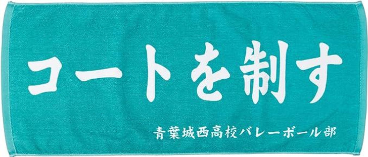 Haikyuu!! "Conquer the Court" Aoba Josai High School Volleyball Club Banner Sports Towel