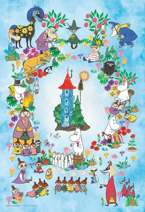 Jigsaw Puzzle Moomin Wreath (300 Pieces)