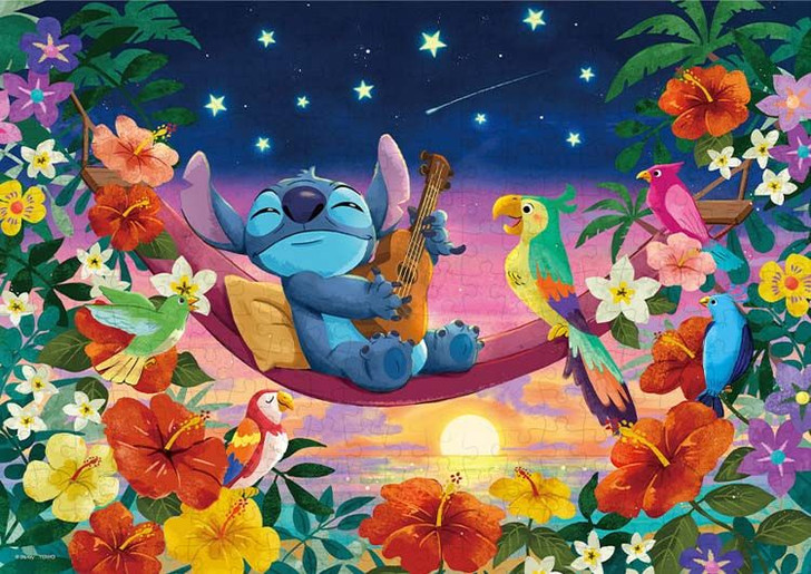 Jigsaw Puzzle Disney Lilo & Stitch in South Island (300 Pieces)