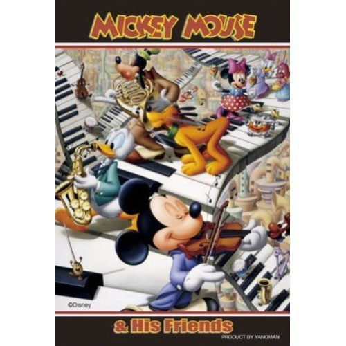 Yanoman Jigsaw Puzzle 98-320 Disney Mickey & Friends Concert(204 Small Pieces) (4979817983201)
