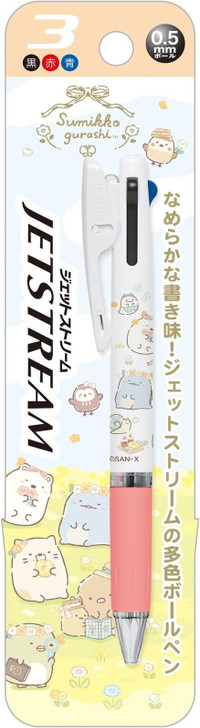 San-x Sumikko Gurashi Jetstream 3 Color Ballpoint Pen 0.5mm (Flower Garden)