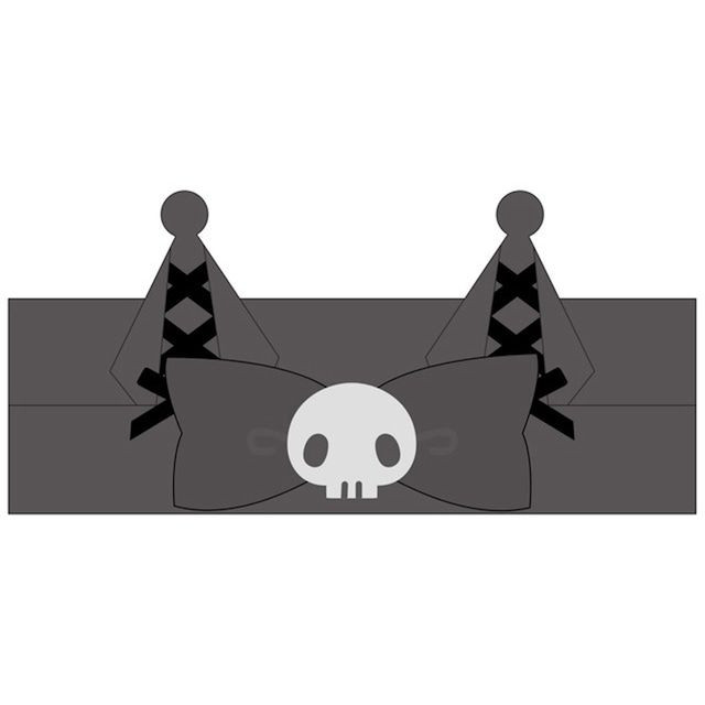 Marushin Hair Band Midnight Black Kuromi