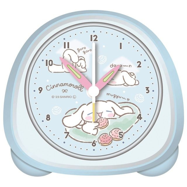 T's Factory Sanrio Alarm Clock with Light Cinnamoroll