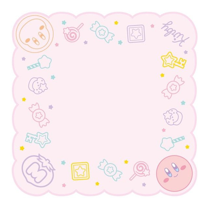 Marushin Kirby Mini Towel 'Mokumoku Pastel'