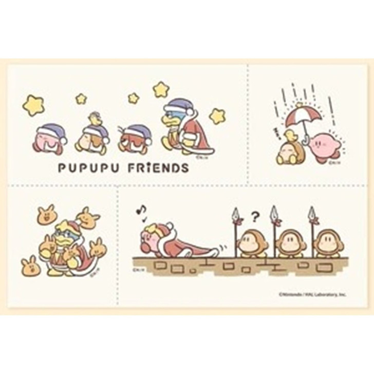 OST Kirby Heat Seal Sticker - Pupupu Friends 1