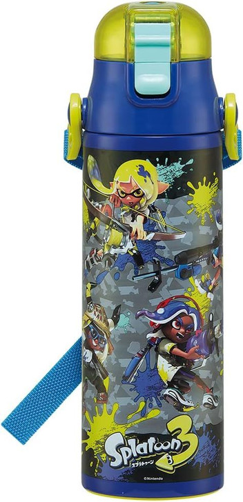 Skater Direct Drinking Vacuum Water Bottle (Splatoon 3)