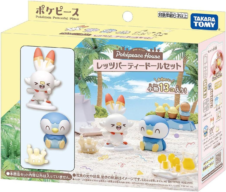 Pokemon PokePeace House - Let's Party Doll Set