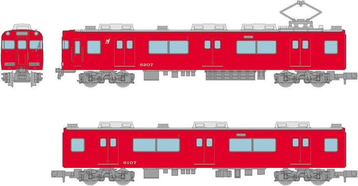 Tomytec My Town Railway Collection MT03 Nagoya Railroad (Nagoya Railroad Series 6000) 2 Cars Set (N scale)