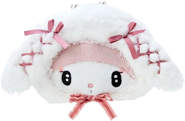 Sanrio Fluffy Mascot Pouch My Melody (Moonlit Night)
