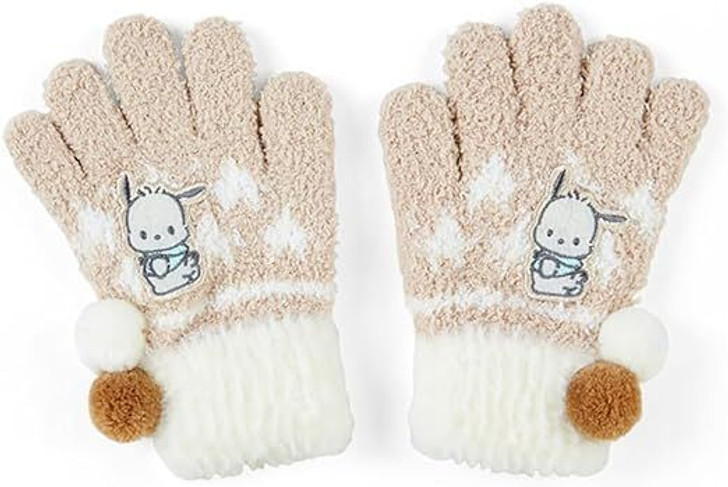 Sanrio Kids Soft Stretchy Gloves - Pochacco