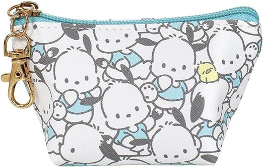 T's Factory Triangle Mini Pouch - Sanrio Pochacco (Gyugyu Pattern)