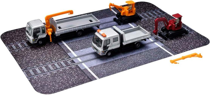 Tomytec Truck Collection Road-Rail Track Maintenance Vehicle Set F (N scale)