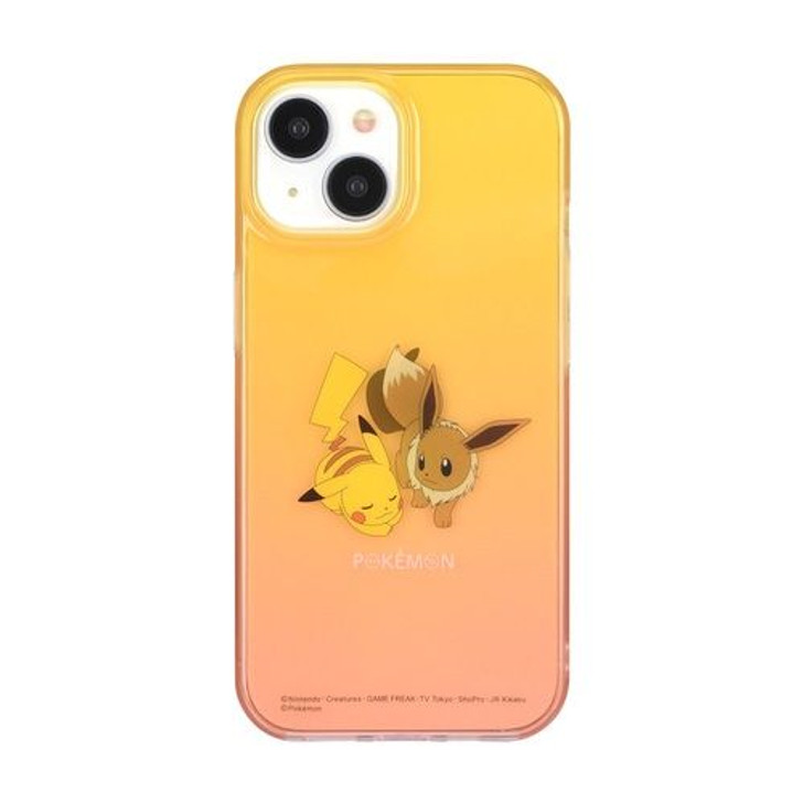 Pokemon Center Original iPhone 15/14/13 Compatible Soft Case Pikachu & Eevee