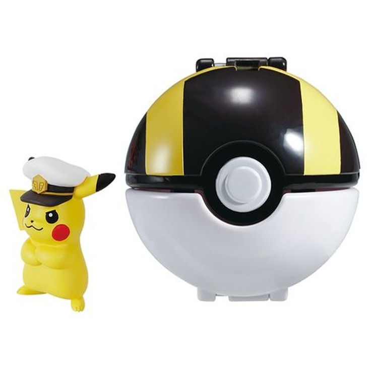 Pokemon Center Original Pokemon Moncolle Poke Del-Z Captain Pikachu (Hyper Ball)