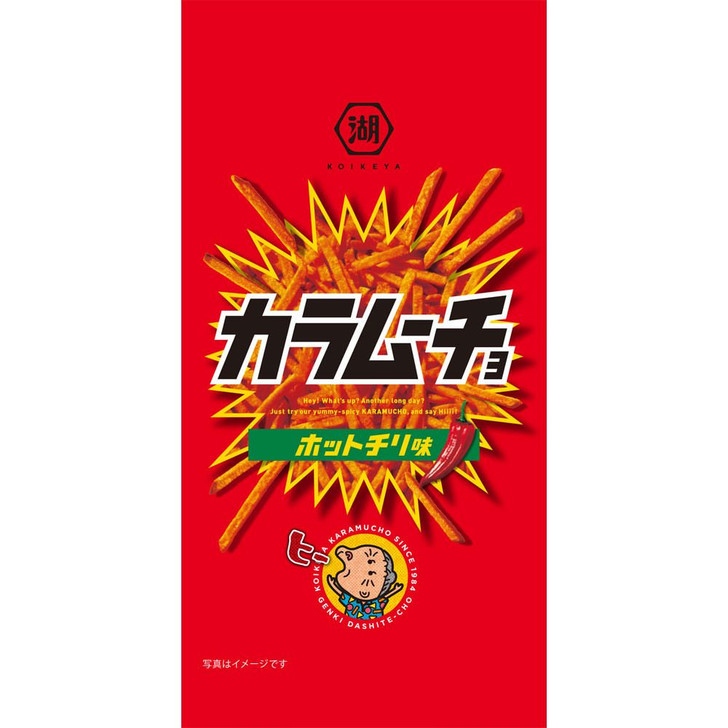Koikeya Slim Bag Stick Caramucho Hot Chili Flavor 34g