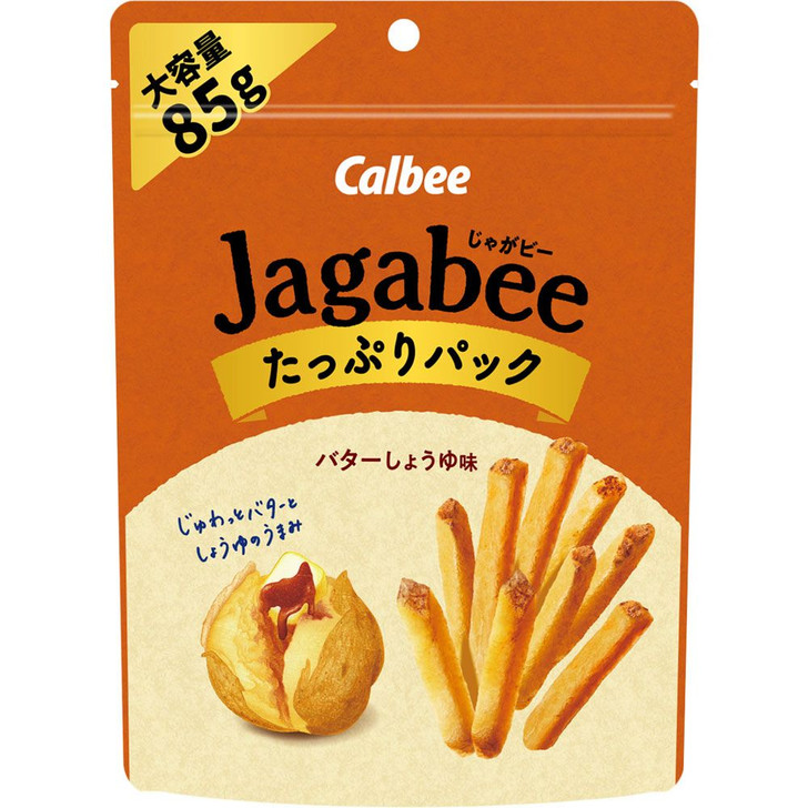 Calbee Jagabee Butter Soy Sauce Pack 85g