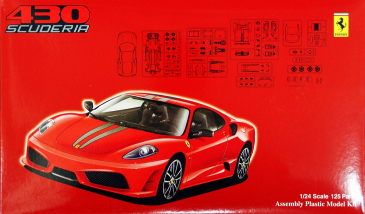 Fujimi RS-55 Ferrari F430 Scuderia 1/24 Scale Kit (4968728123363)