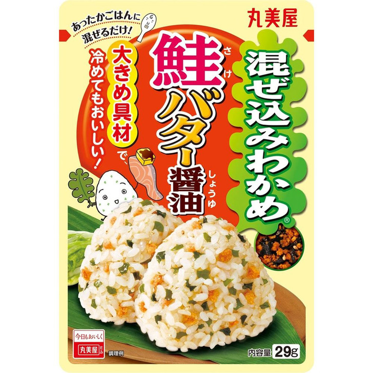 Marumiya Food Industry Mixed Wakame Salmon Butter Soy Sauce 29g