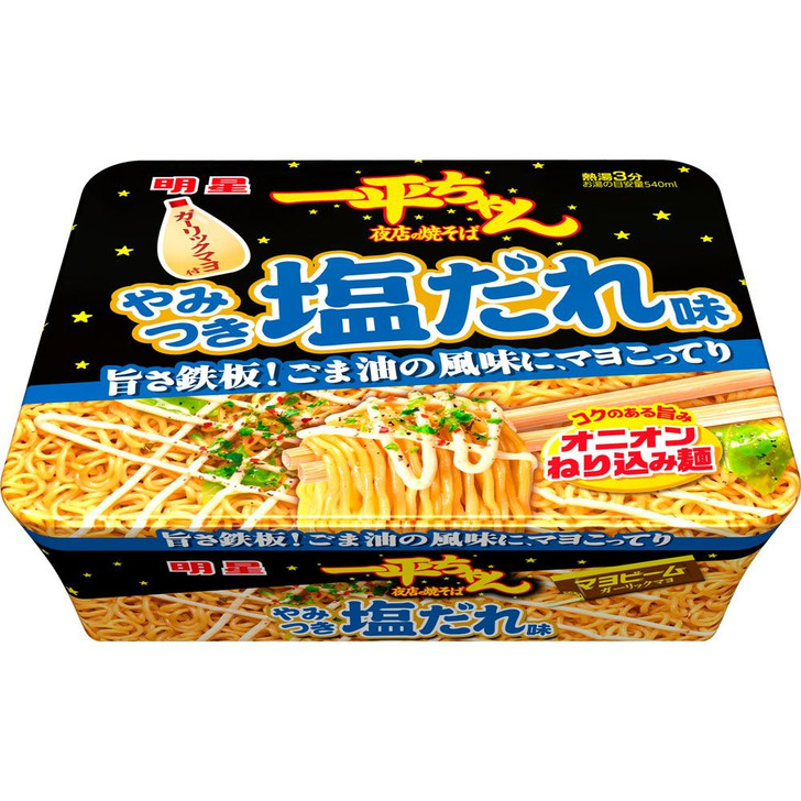 Meisei Foods Ippeichan Night Store Yakisoba Addictive Salted Flavor 130g