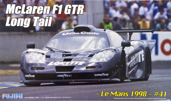 Fujimi RS-57 McLaren F1 GTR Long Tail Le Mans 1998 #41 1/24 Scale Kit 125800 (4968728125800)