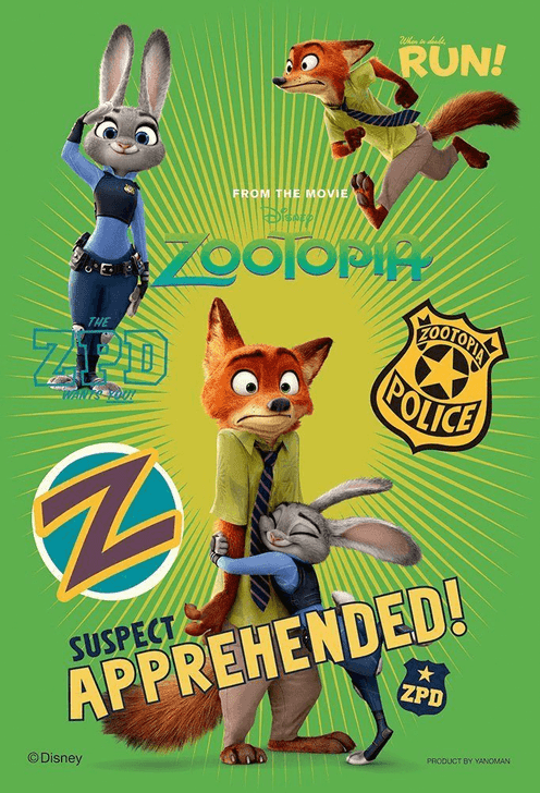 Yanoman Jigsaw Puzzle 99-390 Disney Zootopia (99 Small Pieces)