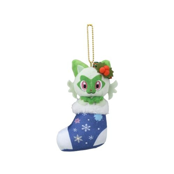 Pokemon Center Original Christmas Stocking Mascot Sprigatito (Paldea’s Christmas Market)