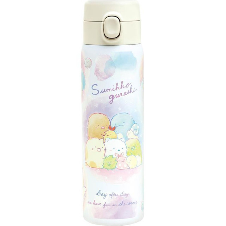 San-x Stainless Steel Water Bottle - Sumikko Gurashi