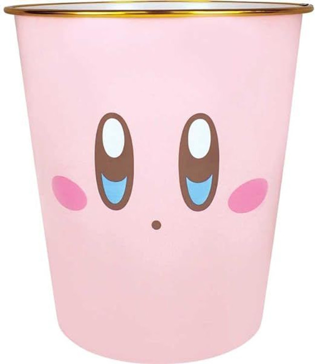 T's Factory Cute Trash Can/Organizer - Kirby Face