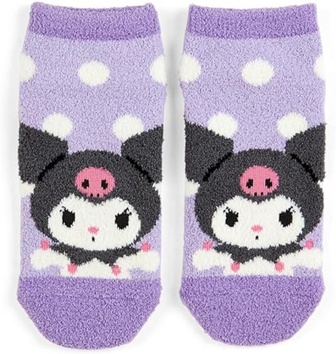 Sanrio MokoMoko Fluffy Socks Kuromi (23~25cm)