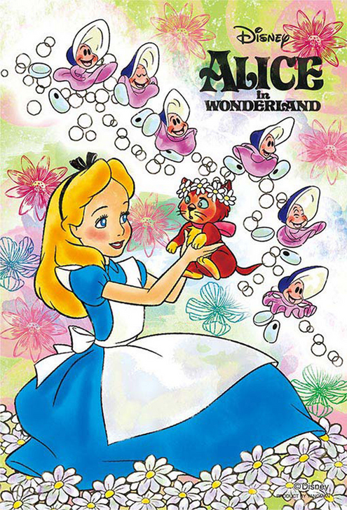 Yanoman Jigsaw Puzzle 99-409 Disney Alice in Wonderland (99 Small Pieces) (4979817994092)