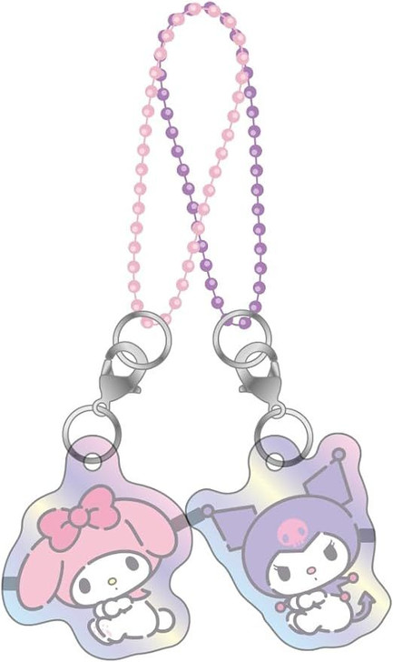 T's Factory Sanrio Aurora Pair Acrylic Keychain My Melody / Kuromi