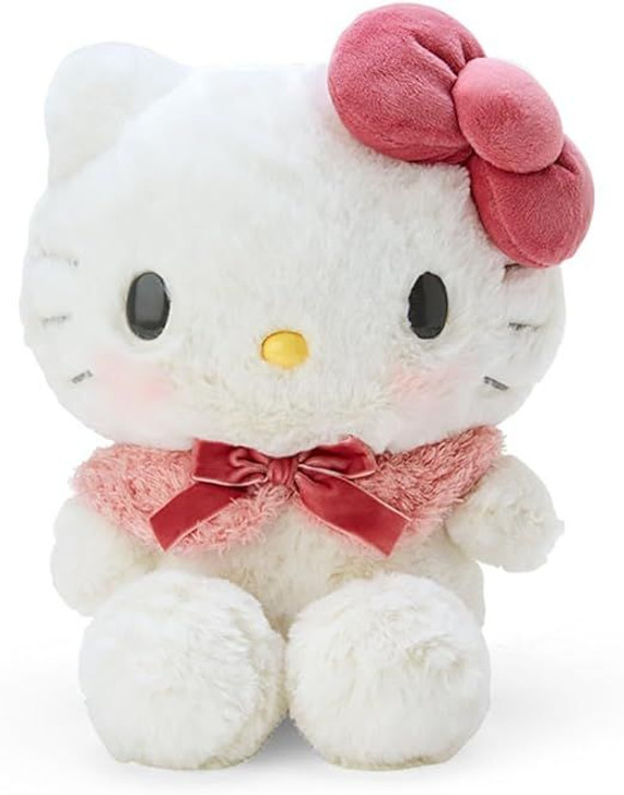 Plush Doll with Ribbon Muffler Hello Kitty