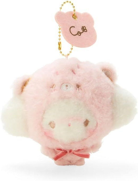 Sanrio Mascot Holder Pink Bear Cogimyun (Handmade Teddy Bear)
